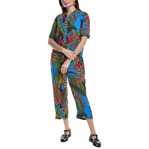 FARM Rio Colorful Tropical Midi Dress